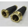CNC Billet Brass Handlebar Grips Throttle Control Sets - Single