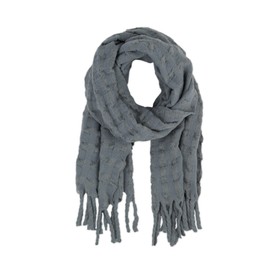 Hadley Wren Women's Hailey Scarf, Ultra-Soft Textured Winter/Fall Wrap, 71x22 Inches, Dusty Blue