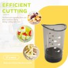 xiruiubao Stainless Steel Chip Cutter, Fruit Cutter with Container, Potato