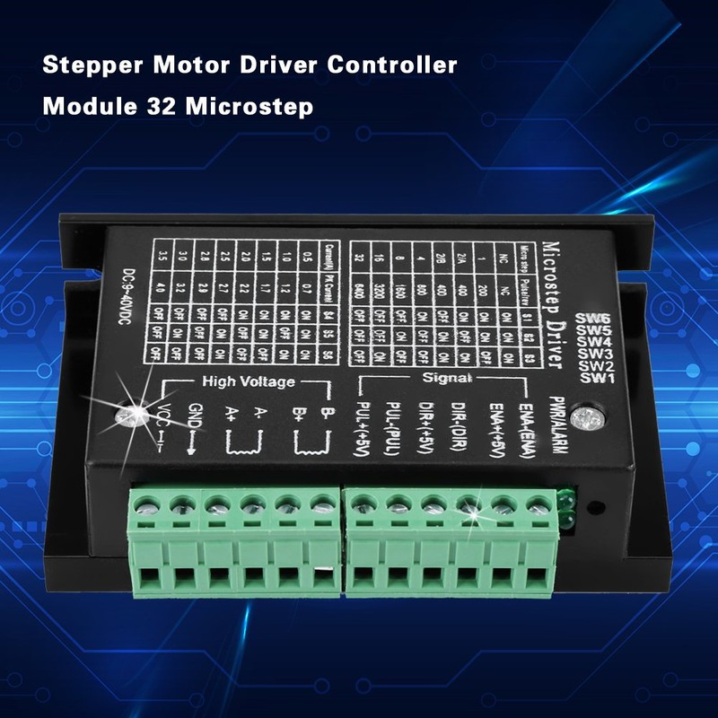 DC 9-42V 160W 0.5-4A TB6600 Stepper Motor Driver Step Controller