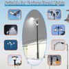 10Ft Tall Street Light Pole - Outdoor Metal Split Heavy