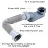 Nuanchu 2 Pcs Low Profile 1 1/2 P Trap with