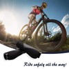 FAM STICKTILES Handlebar Grips, Ergonomic Handlebar Grips Double Aluminum Clamp