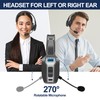Sarevile Trucker Bluetooth Headset, V5.2 Wireless Headset with Upgraded Microphone
