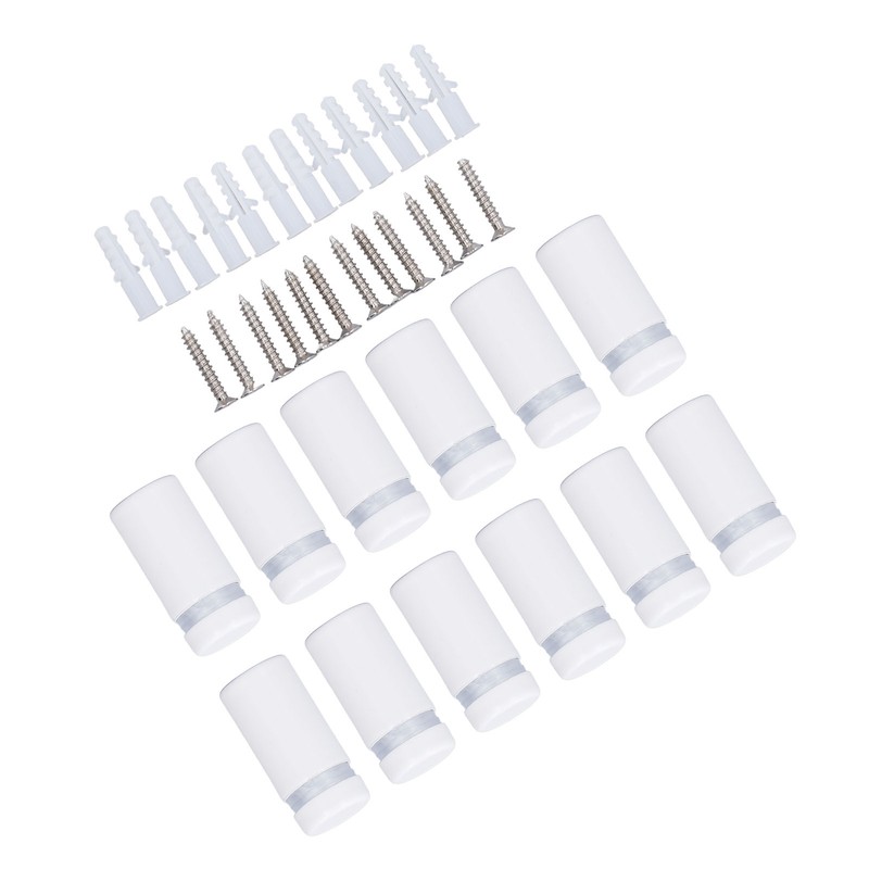 12Pcs Wall Mount Standoff Screw Stainless Steel Mounting Screw for
