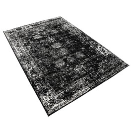 Unique Loom Sofia Collection Traditional Vintage Black Area Rug (4' x 6')