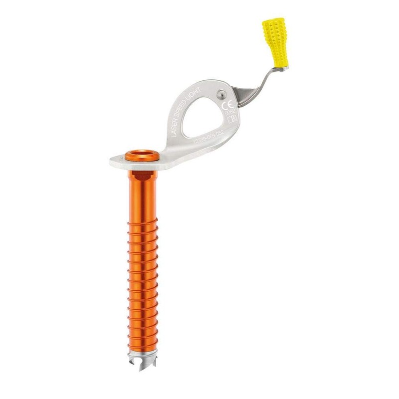 PETZL, Laser Speed Light, Ultralight Ice Screw With Integrated Handle,
