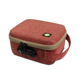 STASHLOGIX - Bolsa para control de olores con cerradura de combinación, bolsa de almacenamiento sin olor: The Silverton (naranja mediana)