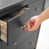 Adorable Golden Retriever + Dog Bone Cabinet Knobs, 6Pcs Bronze
