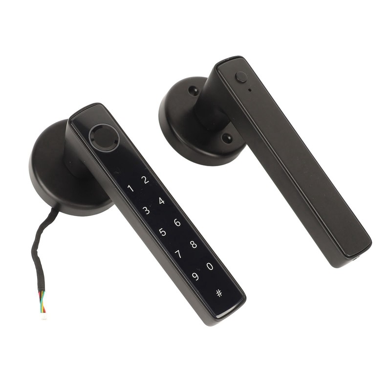 Fingerprint Lock Emergency Charging Low Battery Reminder Accurate Smart Door