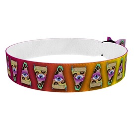 Trippy Pizza Stoffarmband - Handgemacht Unisex Armband für Damen, Herren und Mädchen - Wasserfest & Verstellbar - Freundschaftsbänder für Festivals