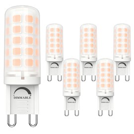 AIMEOKO G9 LED Bulb T4 Bi-pin Base 4W 120V Dimmable for 40W Halogen Replace