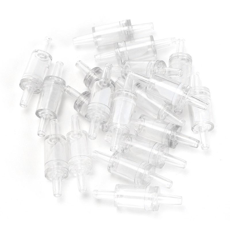 Aquarium White Check Valve Fish Tank One Way NonReturn Check
