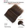 WIGNEE Double Invisible PU OVO Human Hair Extensions 100% Remy