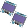 WINGONEER 2pcs 1.3" IIC I2C Serial 128x64 SSH 1106 OLED