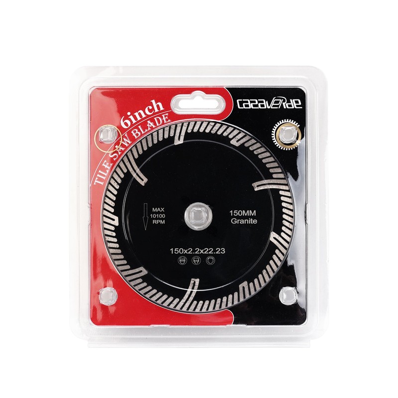 Casaverde 150mm Diamond Turbo Saw Blade,Diamond Blade for Granite and