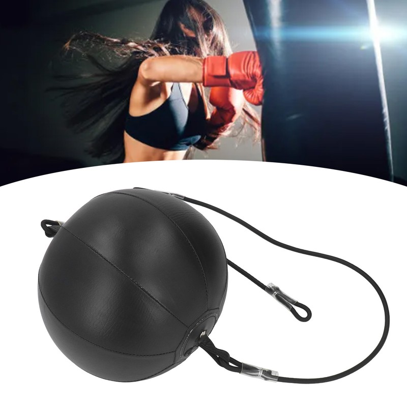 Double End Punching Ball with Adjustable Cord Pump Rebounds Quickly