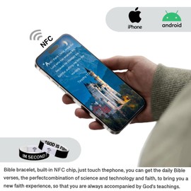 Kenailw Daily Bible Verse Bracelet for Men Women, Scripture God Bracelets with Christian Catholic Bracelet Inspirational Religious Spiritual Gifts