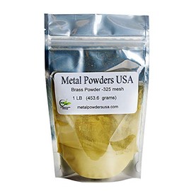 Premium Grade Brass Powder -325 Mesh One Pound (1LB) Rapid Shipping