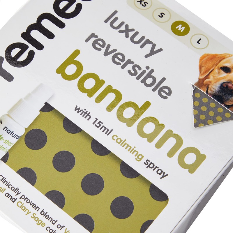 Pet Remedy Calming Bandana Kit - Medium