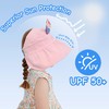 Kids Wide Brim Sun Hat Visor Adjustable Bucket Hat Foldable