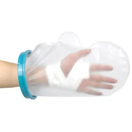dilib Wrist Gibb Cover Waterproof Shower Bandage Cover Reusable Waterproof for Bath Areas (Adult Wrist)