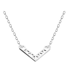 Sofia Milani - Women's Necklace 925 Silver - Triangle Pendant, Sterling Silver