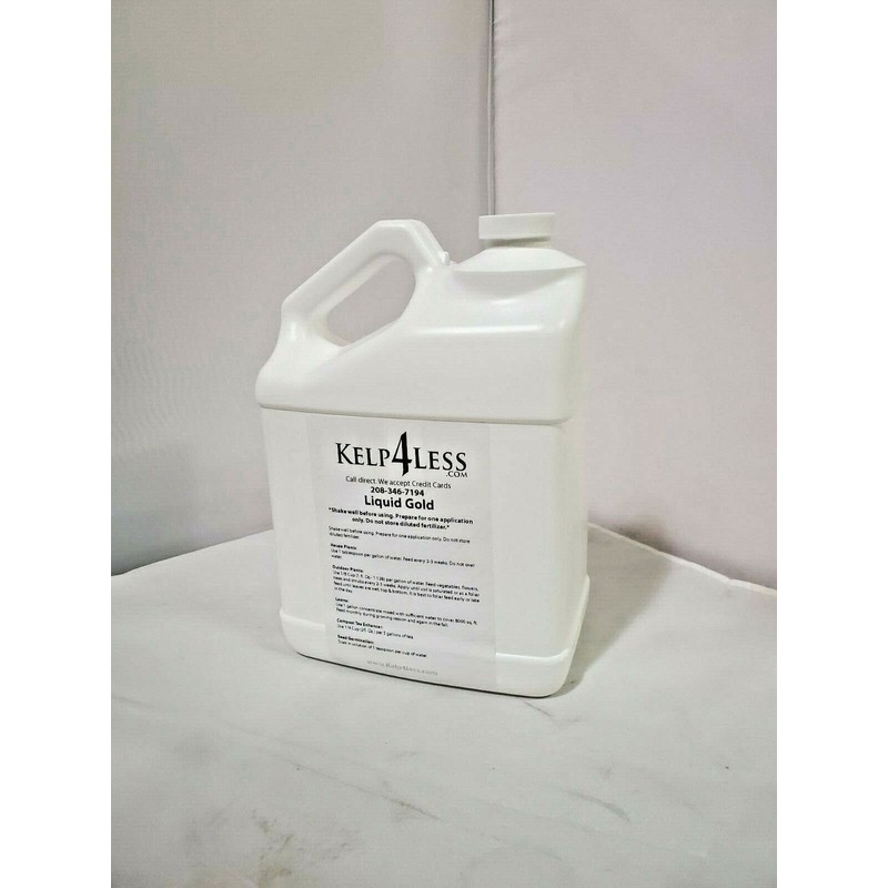 Kelp4less.com LG Liquid Gold Fertilizer 1 GALLON high in FULVIC