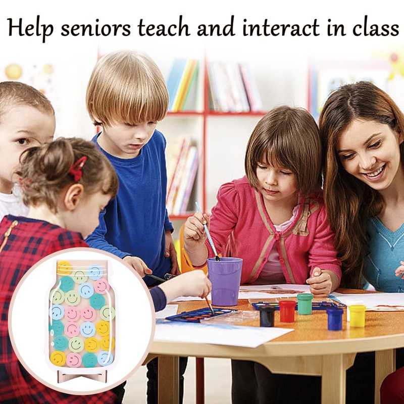 1 Pcs Potty Training Reward Chart,Smiley Face Jar Toilet Training