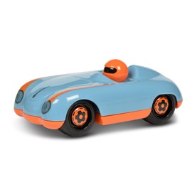 Schuco 450987700 Roadster Blue-Paul, my1stSchuco, Play Car for Children 1 Year, Racing Car Toy from 12 Months, Blue/Orange