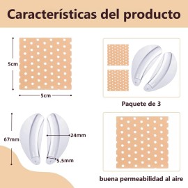 Kit Férula Doyle Aquaplast Termoplástica Rinoplastia Transparente