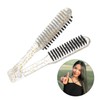Baluue Hair Straightening Comb V-shaped Design Portable Brush for Smoothing