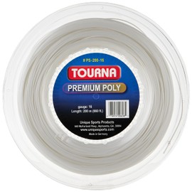 Tourna Premium Polyester, Carrete de Cuerta de Tenis de 16 g.