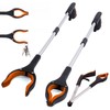 2-Pack Extra Long Grabber Reacher, 32" Foldable Trash Picker Grabber