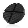 Lyeteung Universal Floor Jack Rubber Pad 125mm, Cross Groove Design