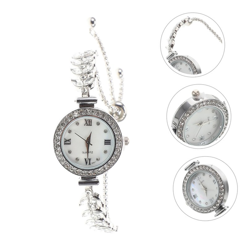 Gatuida Elegant Mermaid Design Quartz Wrist Watch for Women Rhinestone