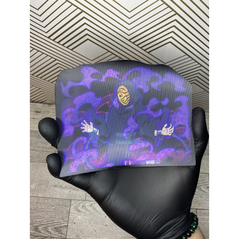 Naruto Shippuden Obito Uchiha 3D Lenticular Motion Car Sticker Decal