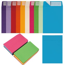 100 Pack Seed Envelopes Self-Adhesive Small Coin Envelopes Seed Storage Packets for Garden, Office or Wedding Gift (Colorful, 3 1/4 ×4 1/2 inches)