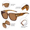 Rmmeey Oversized Fit Over Sunglasses for Women Men, Trendy Wear