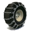 The ROP Shop Pair of 2 Link Tire Chains 18x7x8