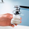 SEAFON Aireador para Grifo de Cocina 360° 3 Modos Antisalpicaduras