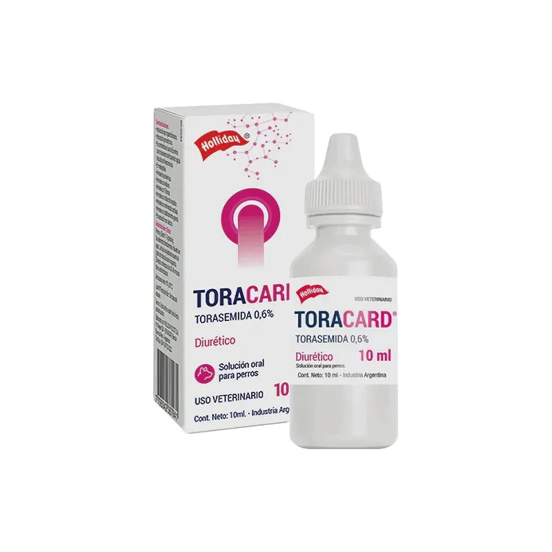 Toracard Holliday 10 Ml Diuretico Para Perro