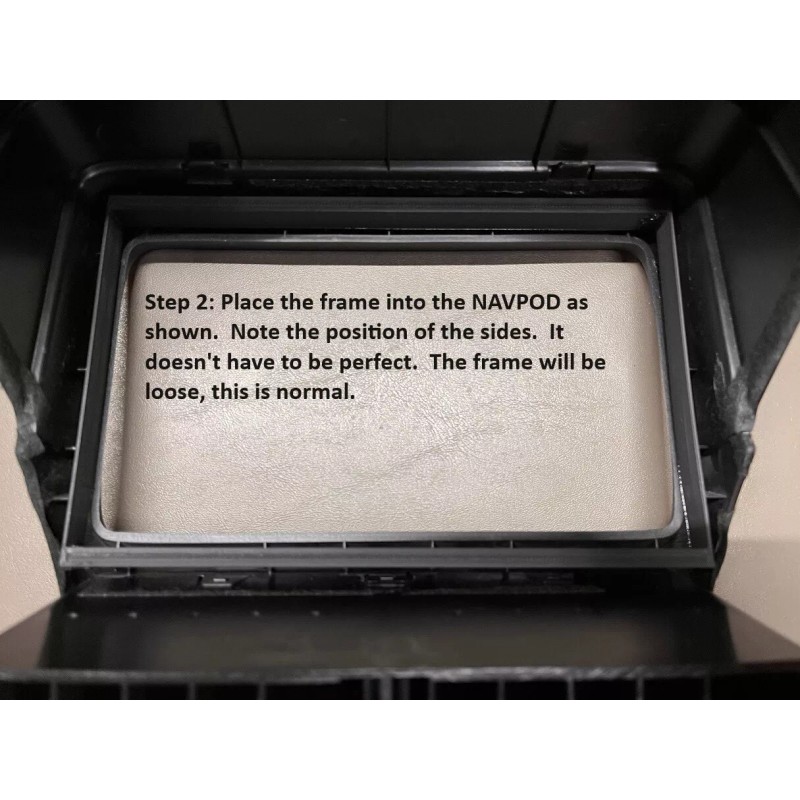 OEPLUSDESIGN.COM Install Kit for 7" Carpuride in JDM NSX Navpod.