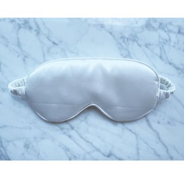 QSYW QSYW Silk Eye Mask for Sleeping - Satin Eye Cover with Silk Storage Bag White