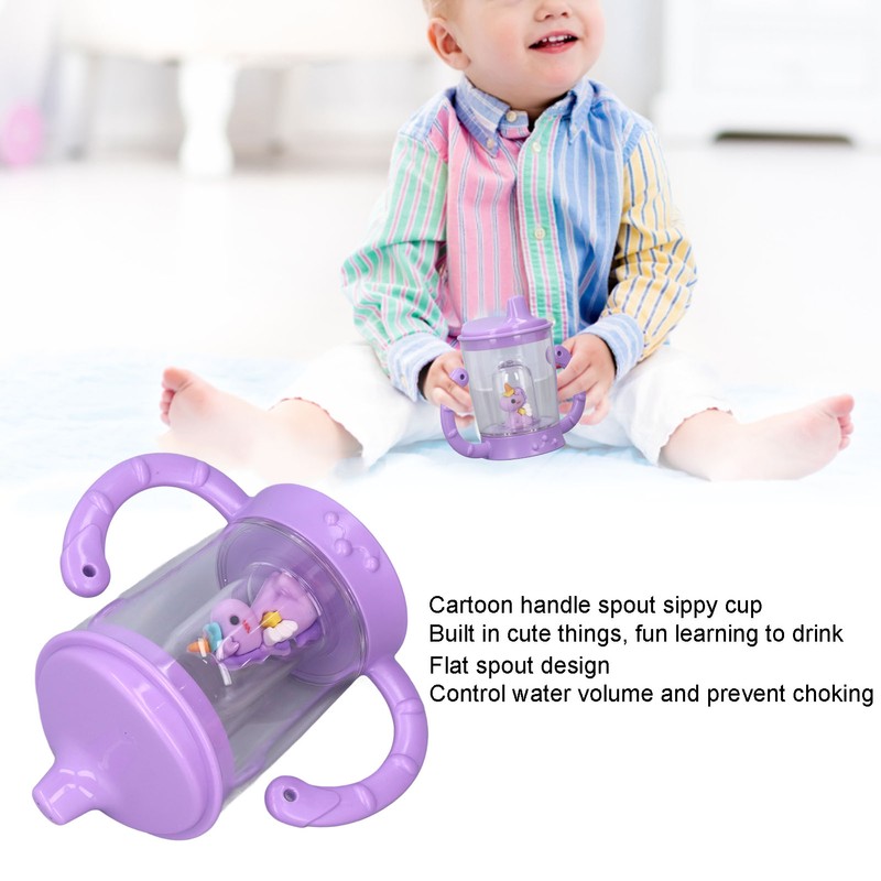 150ml Baby Learning Drink Cup Leak Proof Detachable Handle Spout