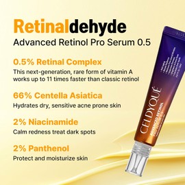 CELDYQUE- ✨ 𝘼𝘿𝙑𝘼𝙉𝘾𝙀𝘿 𝙍𝙀𝙏𝙄𝙉𝙊𝙇 𝙁𝙊𝙍 𝙍𝘼𝙋𝙄𝘿 𝙍𝙀𝙎𝙐𝙇𝙏𝙎: Experimente el poder de nuestro complejo de retina estabilizado con liposomas, que brinda resultados hasta 11 veces más rápidos que el retinol tradicion