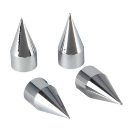 Pilot Automotive Pilot IP-2049 Spiked Chrome Finished Valve Caps, 1 Pack, Silver