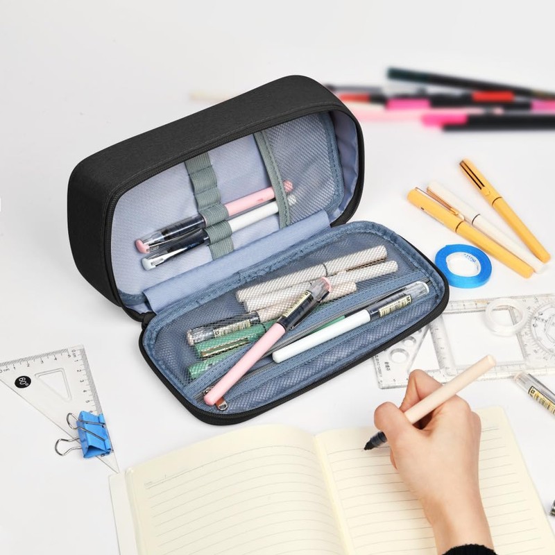 Vicloon Federmäppchen, Große Kapazität Mäppchen, Pencil Case 5 Fach Federmappe