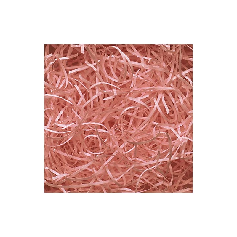 Box.it.pack.it Light Pink Shredded Kraft Paper, 200g