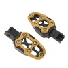 1 Pair Motorcycle Footpeg Left Right Anti Slip Universal Aluminum